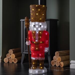 Samuel Alexander 65cm Light Up Acrylic Christmas Nutcracker Decoration With 80 White Leds Samuel Alexander 65cm Light Up Acrylic Christmas Nutcracker Decoration With 80 White Leds