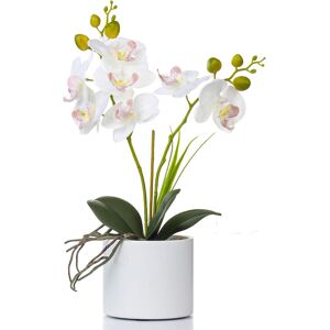 Artificial Flower Bonsai With Vase Vivid Orchid Flower Arrangement Phalaenopsis Artificial Flower Bonsai With Vase Vivid Orchid Flower Arrangement Phalaenopsis