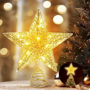 Yuywwan Christmas Tree Star, Luminous Christmas Tree Topper, Bright Christmas Star, Chri Yuywwan Christmas Tree Star, Luminous Christmas Tree Topper, Bright Christmas Star, Chri