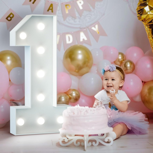 Does Not Apply 3ft Light Up Numbers Birthday Decoration: Large Marquee Numbers 1 For 1st 21st P Does Not Apply 3ft Light Up Numbers Birthday Decoration: Large Marquee Numbers 1 For 1st 21st P
