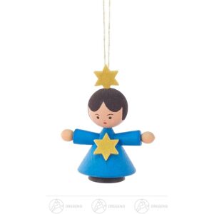 Großhandel Dregeno Tree Decoration Hanging Star Child, Blue 3.5 Cm X 5 Cm X 2 Cm New Erzgebirge Großhandel Dregeno Tree Decoration Hanging Star Child, Blue 3.5 Cm X 5 Cm X 2 Cm New Erzgebirge