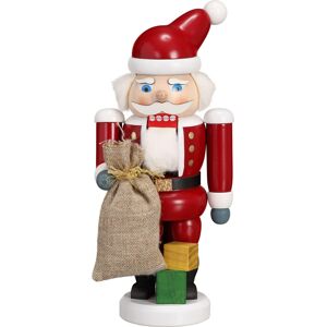 Seiffener Volkskunst Nutcracker - Erzgebirge Santa Claus Red - 21cm Seiffener Volkskunst Nutcracker - Erzgebirge Santa Claus Red - 21cm