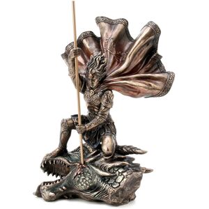 Veronese Design The Dragon Slayer Fantasy Statue Cold Cast Bronze Finish Veronese Design The Dragon Slayer Fantasy Statue Cold Cast Bronze Finish