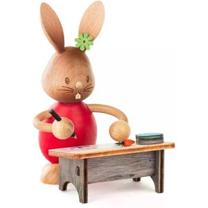 Großhandel Dregeno Easter Bunny Stupsi Red Back To School With Carrot & Light Bulb 7x12, 5x8, 5cm Großhandel Dregeno Easter Bunny Stupsi Red Back To School With Carrot & Light Bulb 7x12, 5x8, 5cm