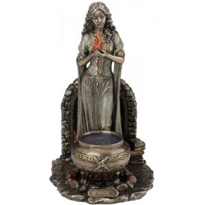 Veronese Design Brigid Bronze Figurine 25cm Pagan Goddess Veronese Design Brigid Bronze Figurine 25cm Pagan Goddess