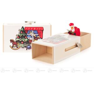 Großhandel Dregeno Music Box 'Christmas Box' With Santa Claus H=approx 6 Cm New Erzgebir Großhandel Dregeno Music Box 'Christmas Box' With Santa Claus H=approx 6 Cm New Erzgebir