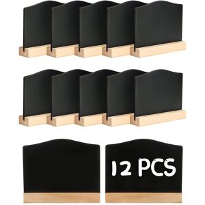 Sodial 2x(12pack Chalkboard Signs Kitchen Notes Chalk Boards With Stands 10x7.2cm7564 Sodial 2x(12pack Chalkboard Signs Kitchen Notes Chalk Boards With Stands 10x7.2cm7564