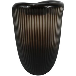Bps Home Glass Vase Coffee Brown Pleated Handmade Flower Vase Table Shelf Home Decor 31cm Bps Home Glass Vase Coffee Brown Pleated Handmade Flower Vase Table Shelf Home Decor 31cm
