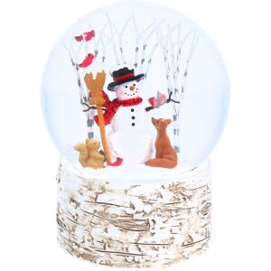 Gisela Graham Woodland Snowman Design Musical Christmas Snow Globe Decoration Gisela Graham Woodland Snowman Design Musical Christmas Snow Globe Decoration