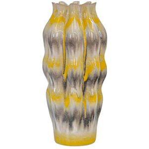 Bps Home Ceramic Vase Multicoloured Stripes Tall Flower Vase Table Shelf Home Decor 36cm Bps Home Ceramic Vase Multicoloured Stripes Tall Flower Vase Table Shelf Home Decor 36cm