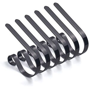 4x(6pcs Christmas Stocking Holders For Set Of 6 Mantel Decor Hooks2009 4x(6pcs Christmas Stocking Holders For Set Of 6 Mantel Decor Hooks2009