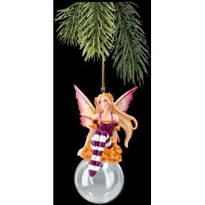 Elves Christmas Tree Balls Ornament - Bubble Rider Cassia By Amy Brown - Deco Elves Christmas Tree Balls Ornament - Bubble Rider Cassia By Amy Brown - Deco