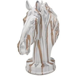 Lesser & Pavey Animal Figurine Horse Bust Gold Ornament Home Decoration Renaissance Drip Art Lesser & Pavey Animal Figurine Horse Bust Gold Ornament Home Decoration Renaissance Drip Art