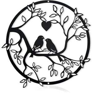 Sodial 3x(Metal Bird Wall Decor On Branch Metal Wall Art Decor Stylish Birds Metal4286 Sodial 3x(Metal Bird Wall Decor On Branch Metal Wall Art Decor Stylish Birds Metal4286