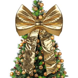 Taylor Extra Large Christmas Bow Velvet Fabric Tree Door Wreath Festive Decor Gold Taylor Extra Large Christmas Bow Velvet Fabric Tree Door Wreath Festive Decor Gold