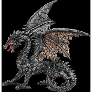 Dragon Figure - Copper Keeper Of Secrets - Gothic Fantasy Decor - H 22 Cm Dragon Figure - Copper Keeper Of Secrets - Gothic Fantasy Decor - H 22 Cm