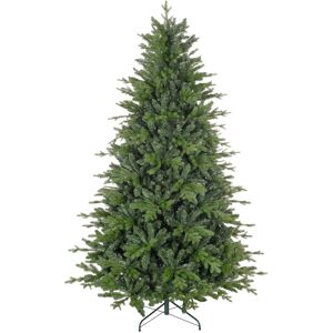 Homcom 7 Ft Artificial Christmas Tree With Metal Base, Hinged Branches Homcom 7 Ft Artificial Christmas Tree With Metal Base, Hinged Branches