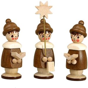 Erzgebirgische Volkskunst Drechslerei Schalling Miniature Figures 3 Carolers Natural Height 3.7cm New Christmas Figures Church Erzgebirgische Volkskunst Drechslerei Schalling Miniature Figures 3 Carolers Natural Height 3.7cm New Christmas Figures Church