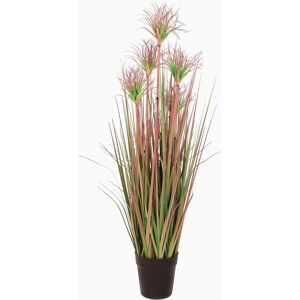 Blooming Artificial - 90cm Faux Papyrus Grass - Indoor Green Pink Fake Plant Blooming Artificial - 90cm Faux Papyrus Grass - Indoor Green Pink Fake Plant