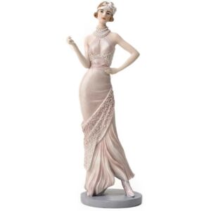 Daisy Blush Pink Glitter Charleston Broadway Belles Figurine 32cm Wb60515 New Daisy Blush Pink Glitter Charleston Broadway Belles Figurine 32cm Wb60515 New