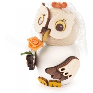 Großhandel Dregeno All-Year Figure Mini-Owl Bride H: 7.5cm New Wooden Figure Wooden Miniature Großhandel Dregeno All-Year Figure Mini-Owl Bride H: 7.5cm New Wooden Figure Wooden Miniature
