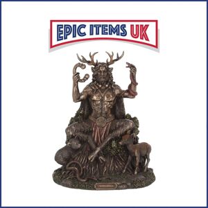 Nemesis Now Cernunnos And Animals Horned God Bronze Figurine 23cm - In Stock Nemesis Now Cernunnos And Animals Horned God Bronze Figurine 23cm - In Stock