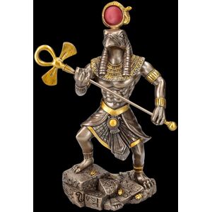 Figuren Shop Gmbh Horus Figure - Warrior With Scepter - Egyptian God Falcon Deity Mythology Figuren Shop Gmbh Horus Figure - Warrior With Scepter - Egyptian God Falcon Deity Mythology