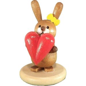 Holz- Und Drechslerwaren Dieter Legler Easter Figure Little Bunny On Plinth With Heart Height Approx 4cm New Decoration Holz- Und Drechslerwaren Dieter Legler Easter Figure Little Bunny On Plinth With Heart Height Approx 4cm New Decoration