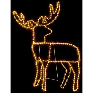 Samuel Alexander 1mx80cm Light Up Standing Christmas Reindeer With 292 Warm White Leds Samuel Alexander 1mx80cm Light Up Standing Christmas Reindeer With 292 Warm White Leds