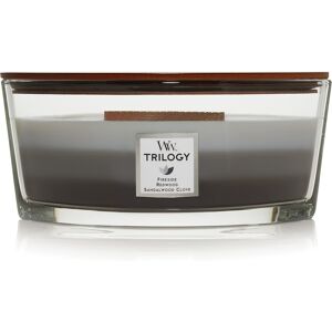 Woodwick Ellipse Trilogy Scented Candle With Crackling Wick, Warm Woods, Up To Woodwick Ellipse Trilogy Scented Candle With Crackling Wick, Warm Woods, Up To