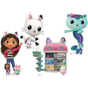 Gabby'S Dollhouse Official Cardboard Cutout Pack Of 4 With 5 Mini Standees Gabby'S Dollhouse Official Cardboard Cutout Pack Of 4 With 5 Mini Standees