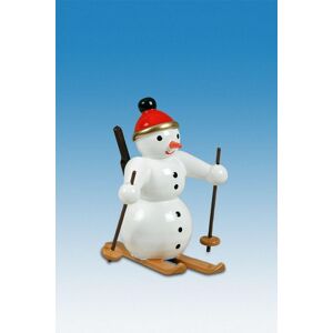 Kde-Kunstgewerbliche Drechslerei Ellmann Wooden Figure Christmas Snowman Biathlete Height Approx 6.5 Cm New Erzgebirge Kde-Kunstgewerbliche Drechslerei Ellmann Wooden Figure Christmas Snowman Biathlete Height Approx 6.5 Cm New Erzgebirge