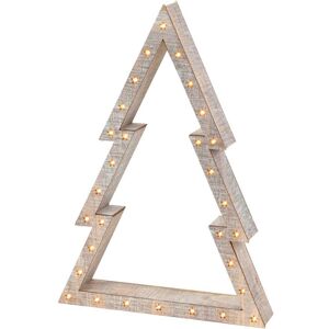 Christmas Crackers Xmas Wooden Trees Decoration Set Of 3 Battery Powered Lit Warm White Leds Christmas Crackers Xmas Wooden Trees Decoration Set Of 3 Battery Powered Lit Warm White Leds