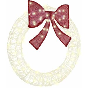 Wreath With 80 Leds Warm White 90 Cm Acrylic Vidaxl Wreath With 80 Leds Warm White 90 Cm Acrylic Vidaxl