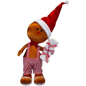 Vfm E-Store Christmas Gingerbread Man Decoration 60cm X 39cm Red X 1 Vfm E-Store Christmas Gingerbread Man Decoration 60cm X 39cm Red X 1