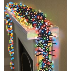 Christmas Crackers Xmas Lights 1440 Led Multicolour Cluster 18.6m Timer In & Outdoor Christmas Christmas Crackers Xmas Lights 1440 Led Multicolour Cluster 18.6m Timer In & Outdoor Christmas
