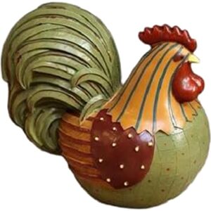 Sodial 2x(Chicken Statue, Resin Rooster Statue, Cute Animal Sculpture Decoration,8214 Sodial 2x(Chicken Statue, Resin Rooster Statue, Cute Animal Sculpture Decoration,8214