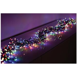 Festive Fun 720 Led Multi-Coloured Cluster Lights With Timer, 9.3m Xmas Decorations Festive Fun 720 Led Multi-Coloured Cluster Lights With Timer, 9.3m Xmas Decorations