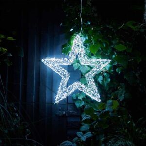 Samuel Alexander 38cm Light Up Christmas Galaxy Star With 960 Cool White Leds & Timer Function Samuel Alexander 38cm Light Up Christmas Galaxy Star With 960 Cool White Leds & Timer Function