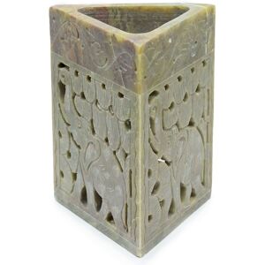 Aw-Dropship Triangle Soapstone Oil Burner 11x9cm - Elephant Aw-Dropship Triangle Soapstone Oil Burner 11x9cm - Elephant