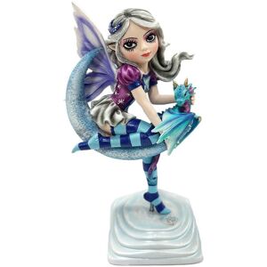 Nemesis Now Lunar Fae Fairy Figurine With Dragon On Crescent Moon Nemesis Now Lunar Fae Fairy Figurine With Dragon On Crescent Moon