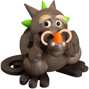 Seiffener Volkskunst German Incense Smoker Dragon Grandpa, Height 9 Cm / 4 Inch, Origi.. Sv 19062 New Seiffener Volkskunst German Incense Smoker Dragon Grandpa, Height 9 Cm / 4 Inch, Origi.. Sv 19062 New