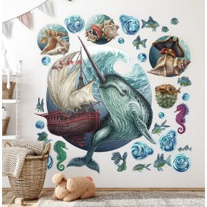 Coloray Stickers Kids Decor Room Decoration Decal Underwater Land Of Cartoon Creatures Coloray Stickers Kids Decor Room Decoration Decal Underwater Land Of Cartoon Creatures