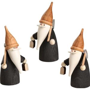 Seiffener Volkskunst Eg Schauwerkstatt Miniature Bergwichtel, 3 Piece Bxhxt = 4x7x3cm New Wood Figure Christmas Figures Seiffener Volkskunst Eg Schauwerkstatt Miniature Bergwichtel, 3 Piece Bxhxt = 4x7x3cm New Wood Figure Christmas Figures