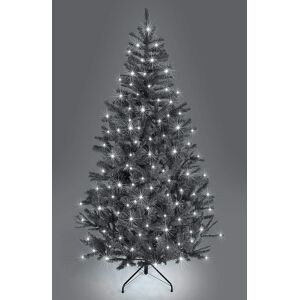 Artificial Christmas Tree 120cm Alaskan Pine Pre-Lit Black W/cool White, Shatchi Artificial Christmas Tree 120cm Alaskan Pine Pre-Lit Black W/cool White, Shatchi