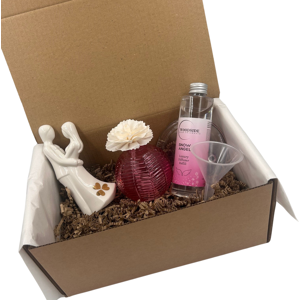 Woodside Home Living Loving Embrace Pink Reed Diffuser & Snow Angel Refill Gift Box Woodside Home Living Loving Embrace Pink Reed Diffuser & Snow Angel Refill Gift Box