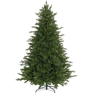 Homcom 6 Ft Artificial Christmas Tree With Metal Base, Hinged Branches Homcom 6 Ft Artificial Christmas Tree With Metal Base, Hinged Branches