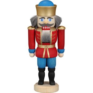 Seiffener Volkskunst German Nutcracker King Red, Height 12 Cm / 5 Inch, Original Erz.. Sv 11401/1 New Seiffener Volkskunst German Nutcracker King Red, Height 12 Cm / 5 Inch, Original Erz.. Sv 11401/1 New
