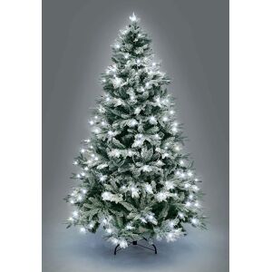 Artificial Green Christmas Tree Shatchi 120cm Pre Lit Lapland Fir, White Leds Artificial Green Christmas Tree Shatchi 120cm Pre Lit Lapland Fir, White Leds
