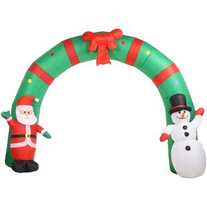220-240v Led Lighted Xmas Inflatable Archway With Santa And Snowman For Out Ou 220-240v Led Lighted Xmas Inflatable Archway With Santa And Snowman For Out Ou